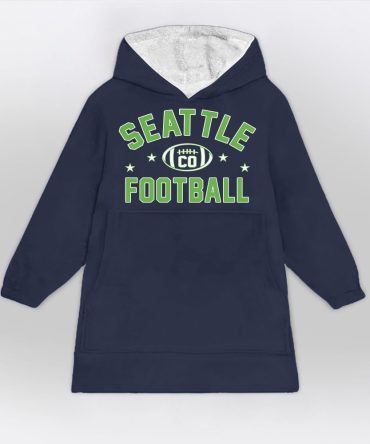 Seattle Football Blanket Hoodie