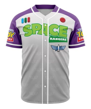 Buzz Lightyear Space Rangers Baseball Jersey - Toy Story Fans Must-Have!