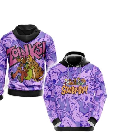 Scooby Doo Hoodie Scooby Doo And Friends Zoink Hoodie Purple Unisex