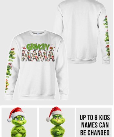 Grinch Mama - Personalized Stole Christmas All Over Shirt Grinch All Over Print T Shirt
