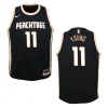 Youth Hawks #11 Trae Young City Jersey - Black - Alzaintravels