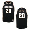 Youth Hawks #20 John Collins City Jersey - Black - Alzaintravels