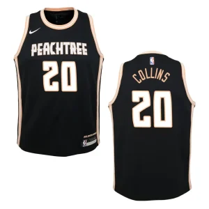 Youth Hawks #20 John Collins City Jersey - Black - Alzaintravels