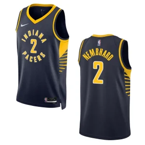 Andrew Nembhard Navy Icon Edition 2022-23 Indiana Pacers Swingman Jersey - Alzaintravels