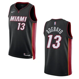 Bam Adebayo Black Icon Edition 2022-23 Miami Heat Swingman Jersey - Alzaintravels