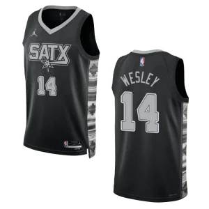 Blake Wesley Black Statement Edition 2022-23 San Antonio Spurs Swingman Jersey - Alzaintravels