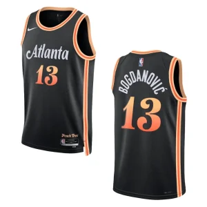 Bogdan Bogdanovic Black City Edition 2022-23 Atlanta Hawks Swingman Jersey - Alzaintravels