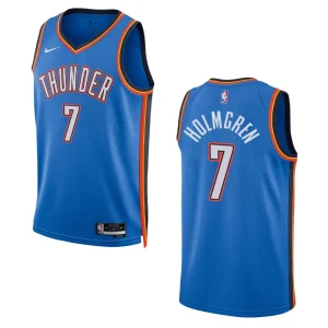 Chet Holmgren Blue Icon Edition 2022-23 Oklahoma City Thunder Swingman Jersey - Alzaintravels