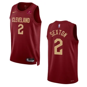 Collin Sexton Wine Icon 2022-23 Cleveland Cavaliers Swingman Jersey - Alzaintravels