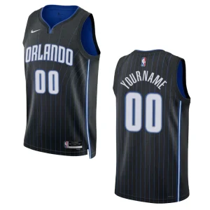 Custom Black Icon Edition 2022-23 Orlando Magic Swingman Jersey - Alzaintravels