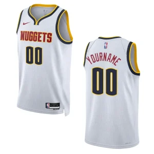 Custom White Association Edition 2022-23 Denver Nuggets Swingman Jersey - Alzaintravels