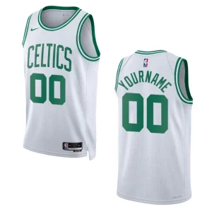 Custom White Association Edition 2022-23 Boston Celtics Swingman Jersey - Alzaintravels