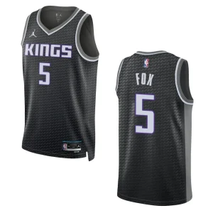 De'Aaron Fox Black Statement Edition 2022-23 Sacramento Kings Swingman Jersey - Alzaintravels