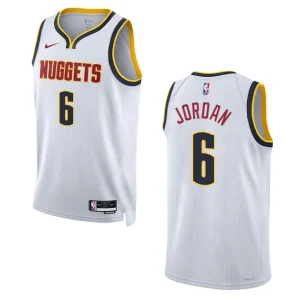 DeAndre Jordan White Association Edition 2022-23 Denver Nuggets Swingman Jersey - Alzaintravels