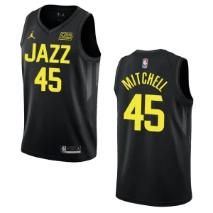 Donovan Mitchell Black Statement Edition 2022-23 Utah Jazz Swingman Jersey - Alzaintravels