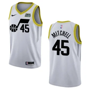 Donovan Mitchell White Association Edition 2022-23 Utah Jazz Swingman Jersey - Alzaintravels