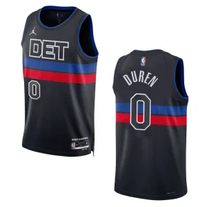 Jalen Duren Black Statement Edition 2022-23 Detroit Pistons Swingman Jersey - Alzaintravels