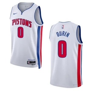 Jalen Duren White Association Edition 2022-23 Detroit Pistons Swingman Jersey - Alzaintravels