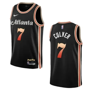 Jarrett Culver Black City Edition 2022-23 Atlanta Hawks Swingman Jersey - Alzaintravels