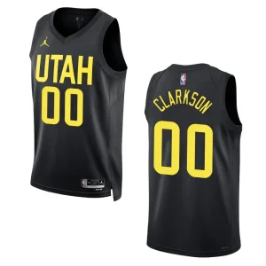 Jordan Clarkson Black Statement Edition 2022-23 Utah Jazz Swingman Jersey - Alzaintravels