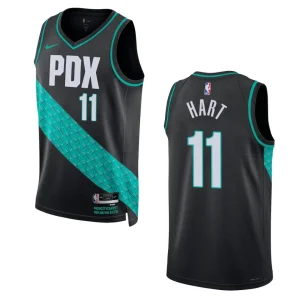 Josh Hart Black City Edition 2022-23 Portland Trail Blazers Swingman Jersey - Alzaintravels