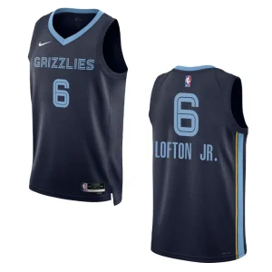 Kenneth Lofton Jr. Navy Icon Edition 2022-23 Memphis Grizzlies Swingman Jersey - Alzaintravels