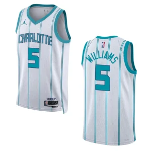 Mark Williams White Association Edition 2022-23 Charlotte Hornets Swingman Jersey - Alzaintravels