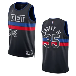Marvin Bagley III Black Statement Edition 2022-23 Detroit Pistons Swingman Jersey - Alzaintravels