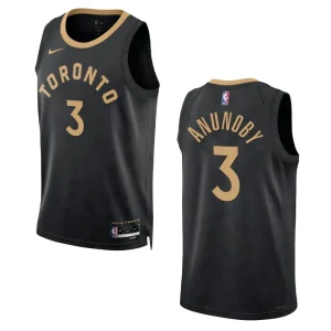 OG Anunoby Black City Edition 2022-23 Toronto Raptors Swingman Jersey - Alzaintravels