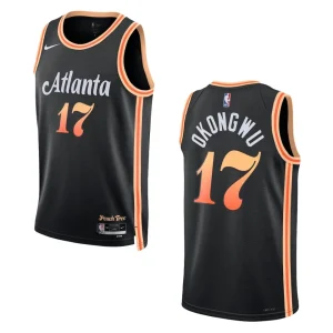 Onyeka Okongwu Black City Edition 2022-23 Atlanta Hawks Swingman Jersey - Alzaintravels