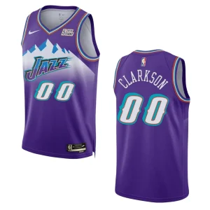 2022-23 Utah Jazz Jordan Clarkson Classic Edition Swingman Purple Jersey - Alzaintravels