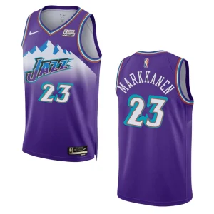 2022-23 Utah Jazz Lauri Markkanen Classic Edition Swingman Purple Jersey - Alzaintravels
