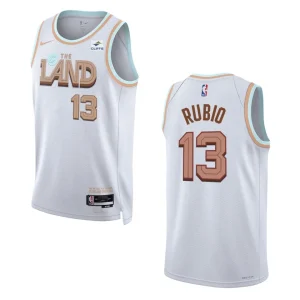 Ricky Rubio White City Edition 2022-23 Cleveland Cavaliers Swingman Jersey - Alzaintravels