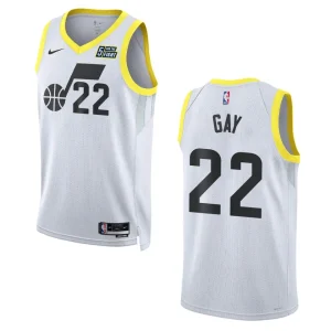 Rudy Gay White Association Edition 2022-23 Utah Jazz Swingman Jersey - Alzaintravels
