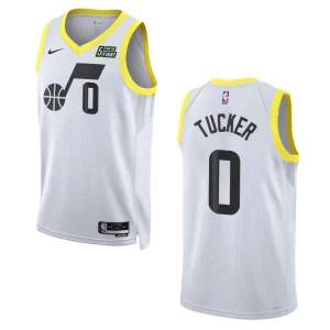 Talen Horton-Tucker White Association Edition 2022-23 Utah Jazz Swingman Jersey - Alzaintravels