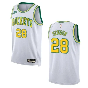 2022-23 Houston Rockets Alperen Sengun Classic Edition Swingman White Jersey - Alzaintravels