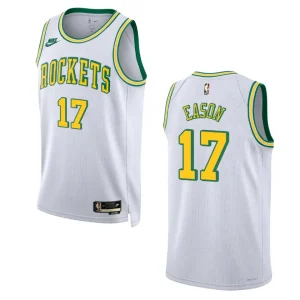2022-23 Houston Rockets Tari Eason Classic Edition Swingman White Jersey - Alzaintravels