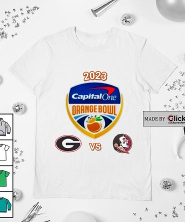 2023 Capital One Orange Bowl Georgia Bulldogs Vs Florida State Seminoles Shirt