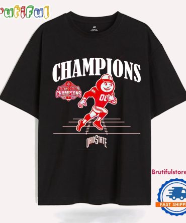 2024 National Champions Mascot Ohio State Buckeyes T Shirt