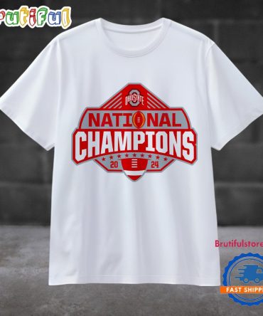 2024 Ohio State Buckeyes National Champions Logo T Shirt