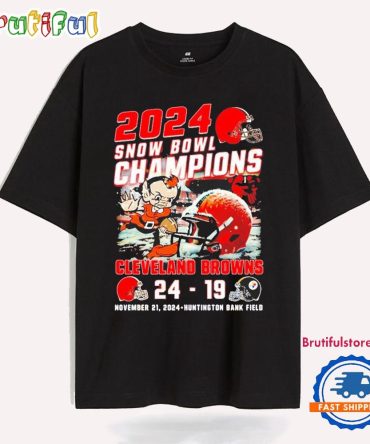 2024 Snow Bowl Champions Cleveland Browns T Shirt