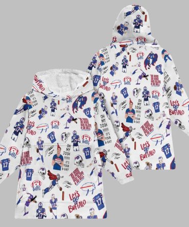 2025 Allen 17 Bills Blanket Hoodie