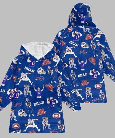 2025 Allen Hard Knocks Bills Blanket Hoodie