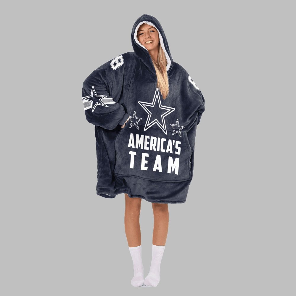 2025 America'S Team Cowboys Blanket Hoodie - Image 2