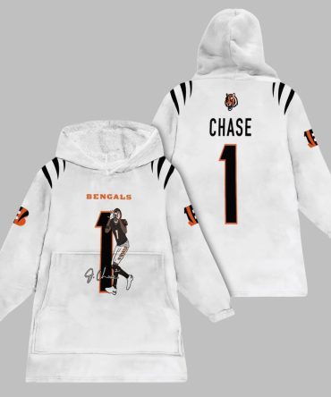 2025 Chase 1 Bengals Blanket Hoodie