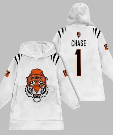2025 Chase 1 Cincinnati Blanket Hoodie
