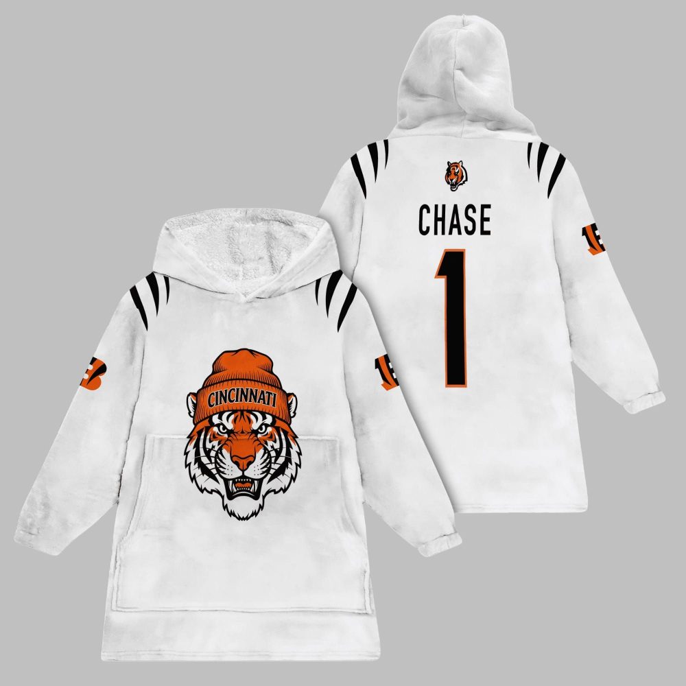 2025 Chase 1 Cincinnati Blanket Hoodie
