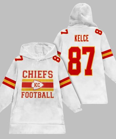 2025 Chiefs Football Kelce 87 Blanket Hoodie