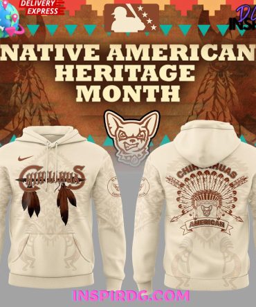 2025 El Paso Chihuahuas Celebrating Native American Heritage Special All Over Print Hoodie
