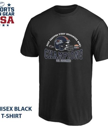2025 First Responder Bowl December Champions Utsa Roadrunners Football Champions 2025 Servpro First Responder Bowl Helmet Shirt